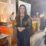 Sanjjanaa Instagram - Yesterday night was absolutely bliss as I happened to visit @timesfoodnightlife , event organised by the team of @bangalore_times …. I happened to bump into a lot of friends it was super fun , I am on a new diet, trying to restrict myself from overeating , so I hardly could indulged in lot in food but I am telling you this widespread of vegetarian food last night was to die for , there were easily about 600+ dishes spread across by all the winners of this year of the #timesfoodguide … My jewellery was by @thanyafashion It was Make Up Artist Suhas effort that made me look so beautiful @ss_makeover_by_suha My super sensational costume was by @iyra_designstudio 🥰 Karnataka, Bangalore