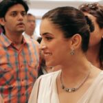 Sanya Malhotra Instagram - Thrilled to have been part of the grand unveiling of @manubhaijewels enchanting festive diamond collection: Anniversary Edit! The lovely diamond jewelry with the intricate designs, is a testament to the unparalleled artistry and craftsmanship that Manubhai is celebrated for. Walking into Manubhai’s diamond showroom was like stepping into a fairytale.. The diamonds, beautifully showcased, seemed to come to life! The staff’s unwavering courtesy made the experience even more memorable. This festive season, Don’t Miss Out! Pay a visit to the Manubhai Store and make a purchase to adorn yourself in the mesmerizing splendor of their Jewellery. It’s not just a collection; it’s a journey through elegance. 💎 Available at Borivali & Thane stores. Contact: +91 9167724442 Explore the collection at https://manubhai.in/ #ManubhaiJewellers #AnniversaryEdit #DiamondJewellery #NewCollection #FestiveCollection #ad