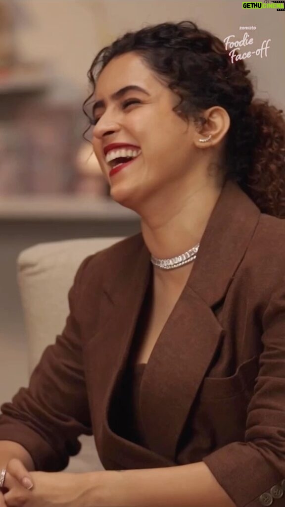 Sanya Malhotra Instagram - After defeating the villains in cinema, it’s time to defeat some foodies on YouTube. Foodie Face-off, releasing every Sunday starting tomorrow on @zomato’s youtube channel. #ad