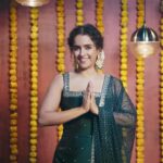 Sanya Malhotra Instagram - Shaadi Season is hereee!!! Can’t wait to get ready in my new Kashish outfits and hit the dance floor! 😍💃🏻 If you’re looking for the perfect wedding look, head to your nearest Shoppers Stop store today and shop stunning ethnic wear from Kashish. Or, browse the Shoppers Stop website and app! #ShoppersStop #Kashish #IndiaWeds #Weddings #ShaadiSeason #WeddingLook #SanyaXKashish