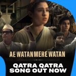 Sara Ali Khan Instagram - tune into the rhythm of the revolution and let its rhythm unite us 📻 #AeWatanMereWatanOnPrime, Mar 21 #QatraQatra, song out now @karanjohar @apoorva1972 @somenmishra #KannanIyer @darabfarooqui @dharmaticent @sukhwindersinghofficial @mukundsuryawanshi @shraantistudios @akashdeep.sengupta @mukundsuryawanshii @tseries.official