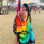 Sarah Fraisou Instagram – 🌈Un grand merci @aufeminin 🌈 très prochainement nos aventures sur @mytf1_off #coachella #palmsprings #picoftheday #life #2019 #lifestyle #butterfly @wevents.wesley