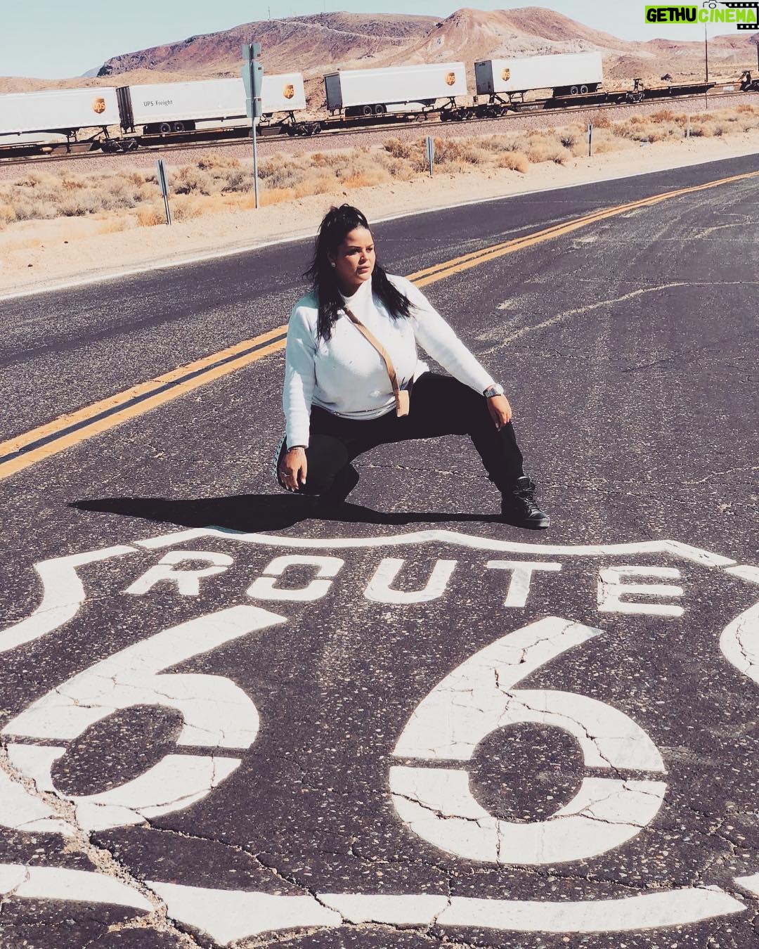 Sarah Fraisou Instagram – 📽Route66 #mood #lasvegas #letscelebrate # ...