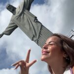 Sarah Fraisou Instagram - Corcovado 🇧🇷 #brazil🇧🇷 #picoftheday #holiday #fun #visiting Cristo Redentor, Corcovado - Rio De Janeiro