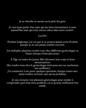 Sarah Fraisou Instagram - Tout est écrit dans ce post 😢 💔