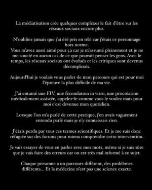 Sarah Fraisou Instagram - Tout est écrit dans ce post 😢 💔