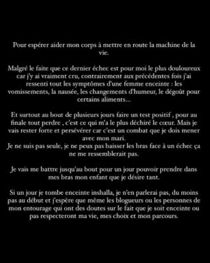 Sarah Fraisou Instagram - Tout est écrit dans ce post 😢 💔