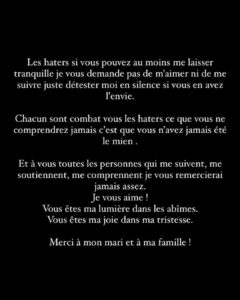 Sarah Fraisou Instagram - Tout est écrit dans ce post 😢 💔