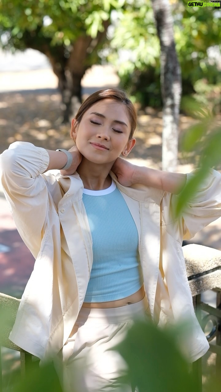 Sarah Geronimo Instagram - This summer season, the less layers the better! That's why I love the all-in-one style, comfort, and support of my bratop combined with the UV protection of my pocketable parka. These LifeWear pieces from @uniqlophofficial really helps me make the most out of the sunny days out in the neighborhood. #UniqloPH #LifeWear