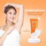 Sarah Geronimo Instagram - I've let go of my underarm worries thanks to my favorite #BeloUnderarm Whitening Cream! This has Niacinamide that keeps my underarms bright and smooth. Try niyo na guys, para sama sama nating ma-achieve ang Belo-beautiful underarms. 🧡 @belo_essentials