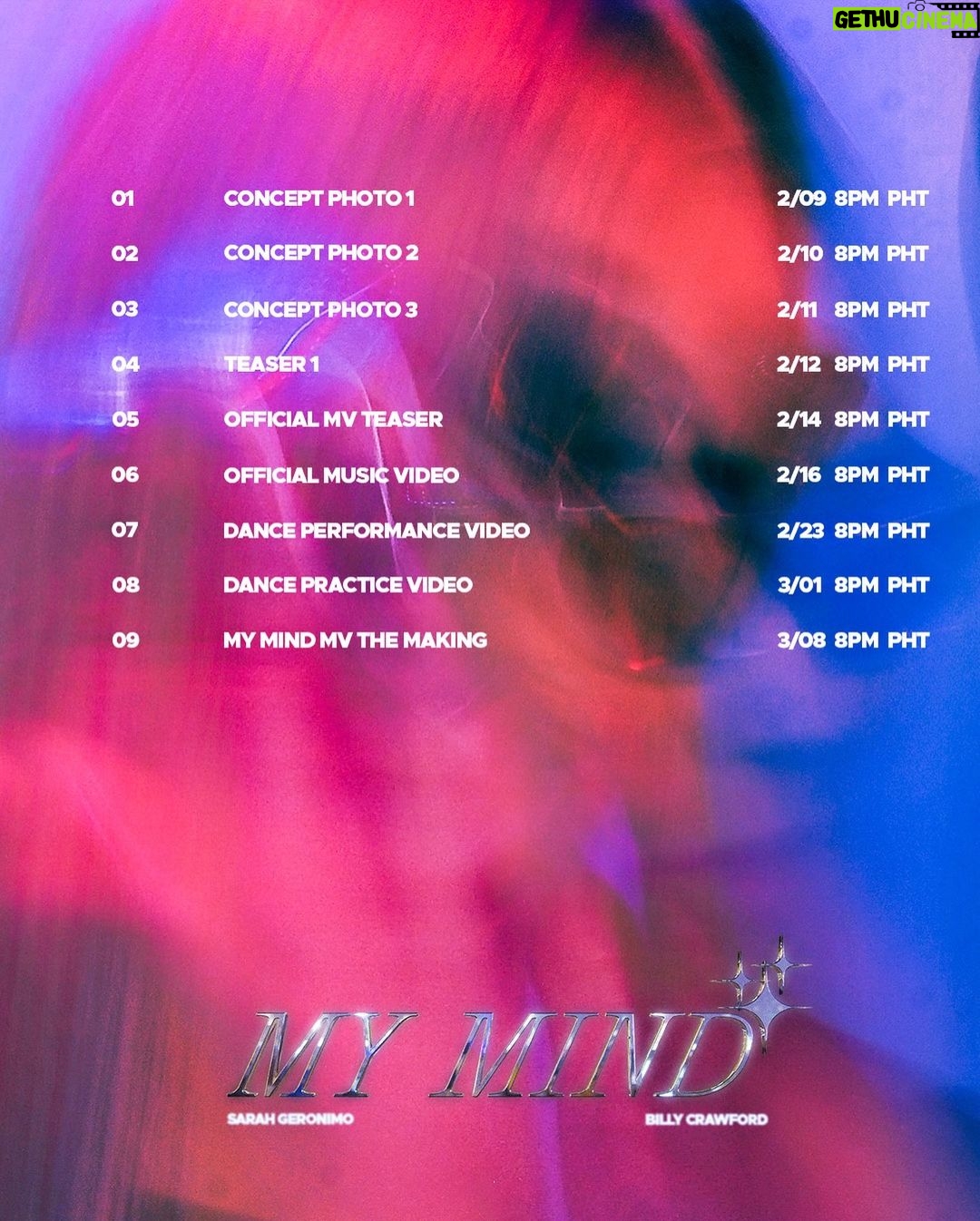 Sarah Geronimo Instagram - MY MIND 02.16.2024