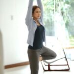 Sarah Geronimo Instagram - It feels so good to start the day right with the ultimate comfort of AIRism! Finding my focus during yoga sessions is so much easier when I have the exact support I need. Wearing @uniqlophofficial AIRism bra top. #UniqloPh #LifeWear