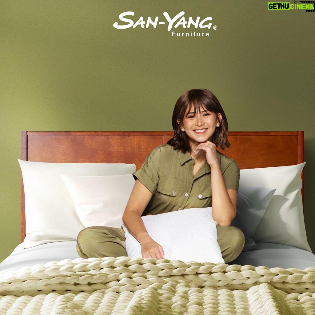 Sarah Geronimo Instagram - Signing off with happy and grateful thoughts so I can wake up feeling refreshed! With my @sanyangfurnitureph bed, palaging maganda ang gising ko. Siguradong ready ako to start a new day everyday! At San-Yang, #YouAreHome