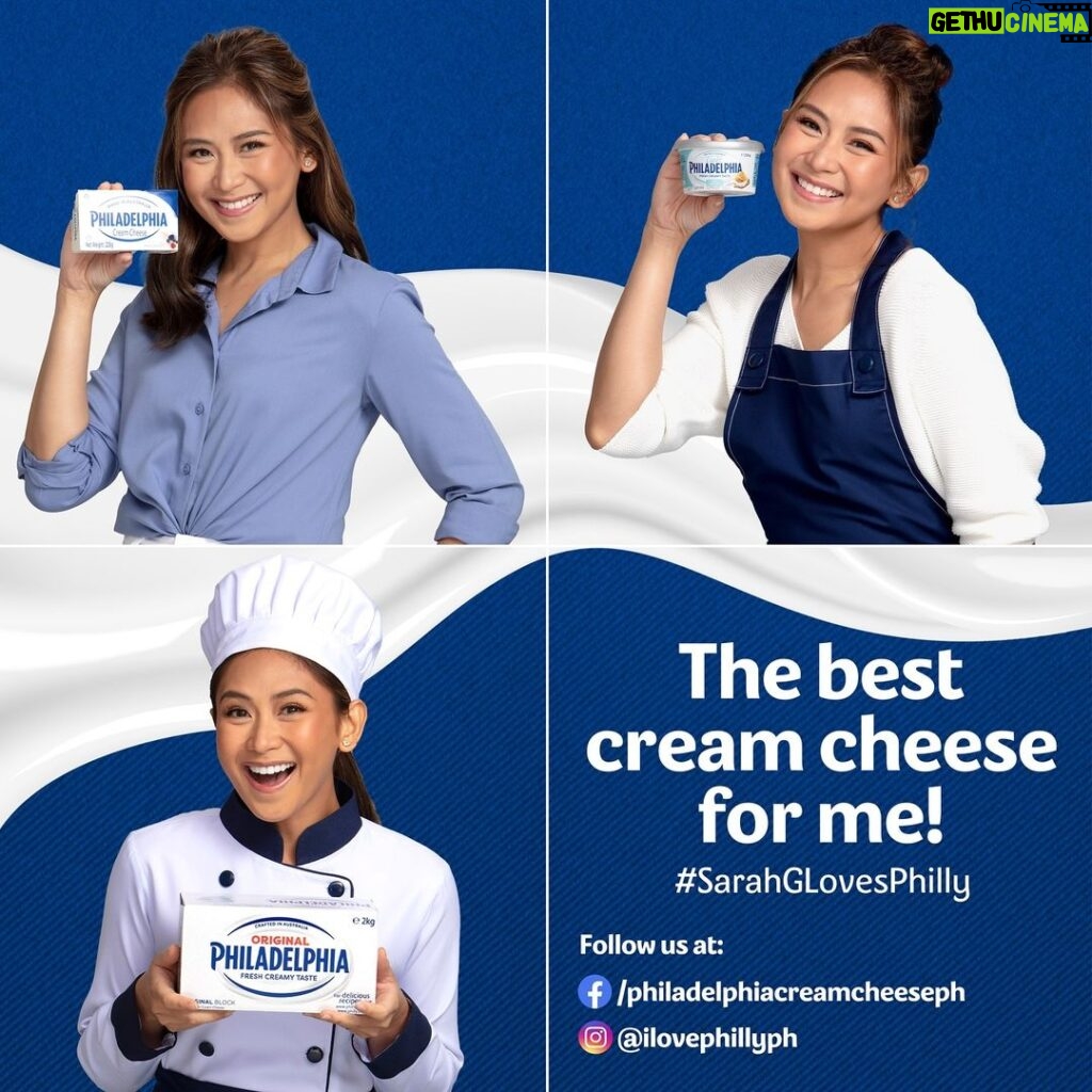 Sarah Geronimo Instagram - Philly has a signature taste that is uniquely tangy and creamy. Truly, the best cream cheese for me! #SarahGLovesPhilly