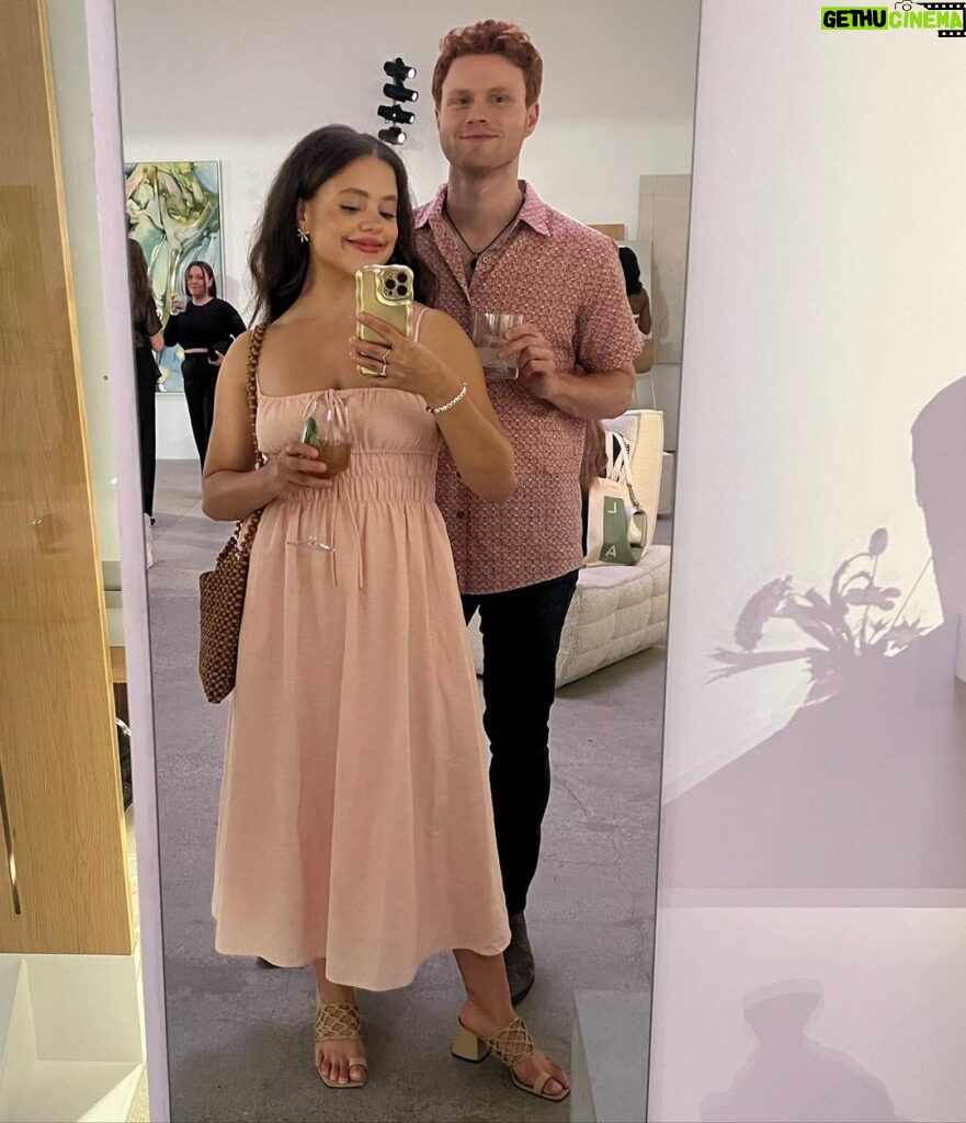 Sarah Jeffery Instagram - 1. caffeinated in OC 2. iconic fits 3. depresso espresso 4. see three 5. mocktails n cocktails with @nick_barasch 6. Disney pickle supremacy 7. 🐮👅