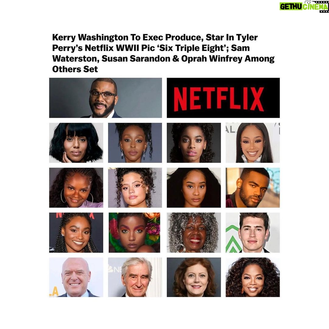 Sarah Jeffery - 3 Likes - honored beyond measure to be a part of this inspiring and important true story about the 6888, an all black women’s battalion during WWII. thank you @tylerperry over and over and over, thank you @kerrywashington, thank you to the incredible women of the #sixtripleeight and thank you @netflix