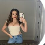 Sarah Jeffery Instagram - bet you’ve never seen a corset paired with denim on this app