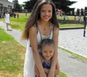 Sarah Jeffery Instagram - I’m so happy we shoot the shit together now. 20 years ago it was just me wiping up your shit. Happy Birthday @nylaleejeffery, being your older sis is one of my fave things about life 💗