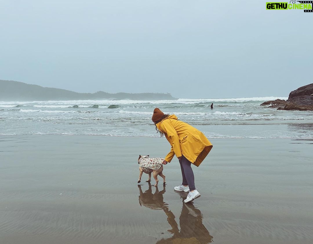 Sarah Jeffery Instagram - dog mom activated @pacificsands Pacific Sands Beach Resort