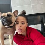 Sarah Jeffery Instagram – what animal is Monty? comment below and lmk ❤️