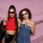 Sarah Jeffery Instagram - Y2K dreams come true with @clarinsusa @thealist.us fam and @xtina 🤩💗🦋
