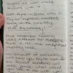 Sarah Jeffery Instagram - an offering to you all to say thanks for the support and love this year. these are some pages I have recently written for myself in moments of extreme discomfort and anxiety, and I refer back to them often to help me reframe and remind myself I have a choice in all this. I hope they can help you in challenging moments as well. 💛