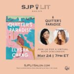 Sarah Jessica Parker Instagram - For my fellow readers, A Quitter’s Paradise. An immensely special book by the gifted writer Elysha Chang. On sale June 6 from @sjplit. A sophisticated, darkly humorous tale and a real triumph of a novel. Join myself, Elysha Chang, and her talented editor Erin Wicks to discuss the novel in an intimate, virtual book club conversation on May 24th. Available to those who pre-order the book. Visit www.sjplitsalon.com to RSVP. And I hope you’ll join me and Elysha in NYC at Barnes & Noble Union Square on June 7 to celebrate the book’s release, in conversation with @miwamesser. Link in stories to RSVP. I love this book so much and I am thrilled to publish A Quitter’s Paradise as our first book with @sjplit. I cannot wait for you to have it in your hands. X, SJ