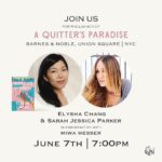 Sarah Jessica Parker Instagram - For my fellow readers, A Quitter’s Paradise. An immensely special book by the gifted writer Elysha Chang. On sale June 6 from @sjplit. A sophisticated, darkly humorous tale and a real triumph of a novel. Join myself, Elysha Chang, and her talented editor Erin Wicks to discuss the novel in an intimate, virtual book club conversation on May 24th. Available to those who pre-order the book. Visit www.sjplitsalon.com to RSVP. And I hope you’ll join me and Elysha in NYC at Barnes & Noble Union Square on June 7 to celebrate the book’s release, in conversation with @miwamesser. Link in stories to RSVP. I love this book so much and I am thrilled to publish A Quitter’s Paradise as our first book with @sjplit. I cannot wait for you to have it in your hands. X, SJ