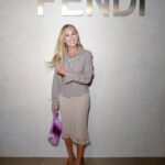 Sarah Jessica Parker Instagram - I finally left the house and landed in @fendi wonderland. Our top secret #sarahjessicaparkerxfendi collaboration on the iconic @fendi baguette was revealed on the runway tonight, and four colorways are due to arrive sparkly and ready just in time for the holidays. This eve I got to Carrie/carry the lavender delight. The whole show was a feast. Will they let me borrow any for @justlikethatmax season 2???? X, SJ Hammerstein Ballroom