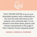Sarah Jessica Parker Instagram - Honored to share the latest news for @SJPLit today. Kim Coleman Foote has written two expansive novels that will both be published by the imprint. Her stunning debut novel, COLEMAN HILL, places you into the lives of two families across eighty years of secrets and humor, feuds and love affairs, tenderness and connection. Kim’s second novel, SALT WATER SISTER, is a stunning epic that takes us from the shores of 1700s Ghana during the slave trade to 1990s Louisiana and Ghana, where the legacy of slavery still echoes. I can’t wait for you all to come to know them and their stories!  Stay tuned for more updates on all of our books, which will begin publishing in Summer 2023. X, SJ