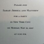 Sarah Jessica Parker Instagram - Evening Attire. Silver baby. 25 years. And counting. X, your wife