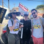 Sarah Wayne Callies Instagram - so much love on the line ❤️ thank you to everyone walking, supporting, sending meals, raising $ for talent & crew struggling to make ends meet 💪🏽 solidarity forever 🪧 happy labour day. . #labourday2023 #laborday2023 #solidarityforever #unionstrong #wgastrong #sagaftrastrong