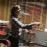 Sarah Wayne Callies Instagram - irrationally happy as i’m just learning darts at the Nicoletti family bar - camera work & cackle by gorgeous TV mom @polly.draper