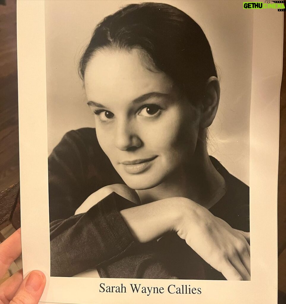 Sarah Wayne Callies Instagram - found my grad school headshot cleaning out storage this weekend. it hung in the lobby of the @denvercenter when i was performing & understudying there - while going to school during the day. so many things to say to this girl…. like - keep the faith. it’s going to be okay. buy stock in apple. . gonna have a few things to show you from my excavations…
