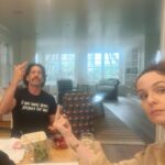 Sarah Wayne Callies Instagram - yo @steveyeun - congrats ❤️ too fuck!ng right 🥇 🏆 🥇 🏆