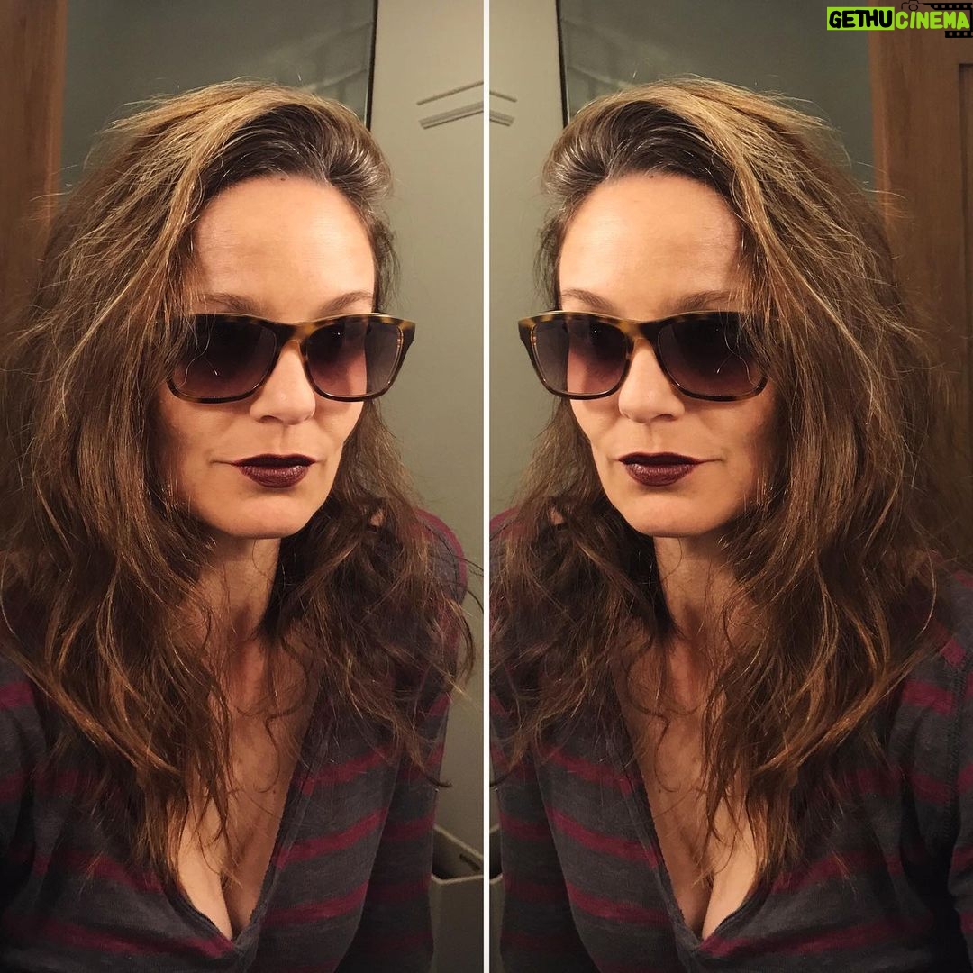 Sarah Wayne Callies - 46.2K Likes - “gonna brush your hair today?”
“nope. you?”
“nope. lipstick instead?”
“yup yup.”
.
#gemini