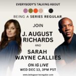 Sarah Wayne Callies Instagram - @jaugustrichards & i are talking live on the 13th @ 3pm PST if you wanna join us ❤️