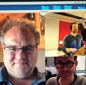 Sarah Wayne Callies Instagram - the #AmbieAwards nominated Aftershock for best indie pod today! 
.
🎂 🎊 💃🏽 to the whole team including our brilliant producers Jeff Schmidt, Mark Ramsey, Patrick Carman & co-conspirator turned dear friend Ben Haber. 
.
the cast i’ve gushed about already but i am so grateful all over for your participation & special 👏🏾 to @dkharbour for your nomination as best male actor. 
.
and - duh - thank you to all the 👂 who joined us in Podland.  love you dogs. 
.
#aftershockpodcast