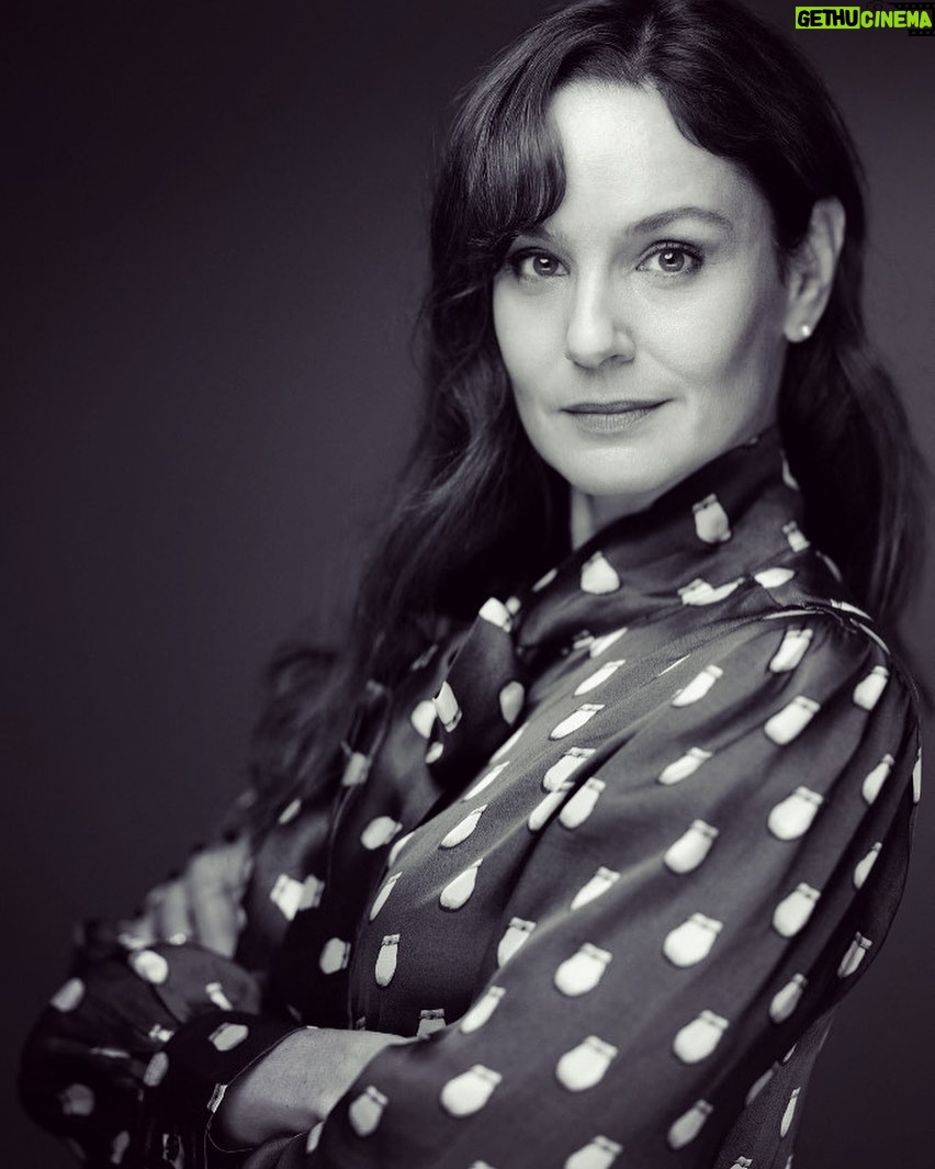 Sarah Wayne Callies Instagram - photo by Joel Saget/AFP at @parispeaceforum . shirt by @byellowtail