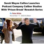 Sarah Wayne Callies Instagram - this. is. happening. @prisonbreakpodcast @pauladelstein = is the best ❤️ . #prisonbreak #prisonbreakpodcast #saratancredi #paulkellerman