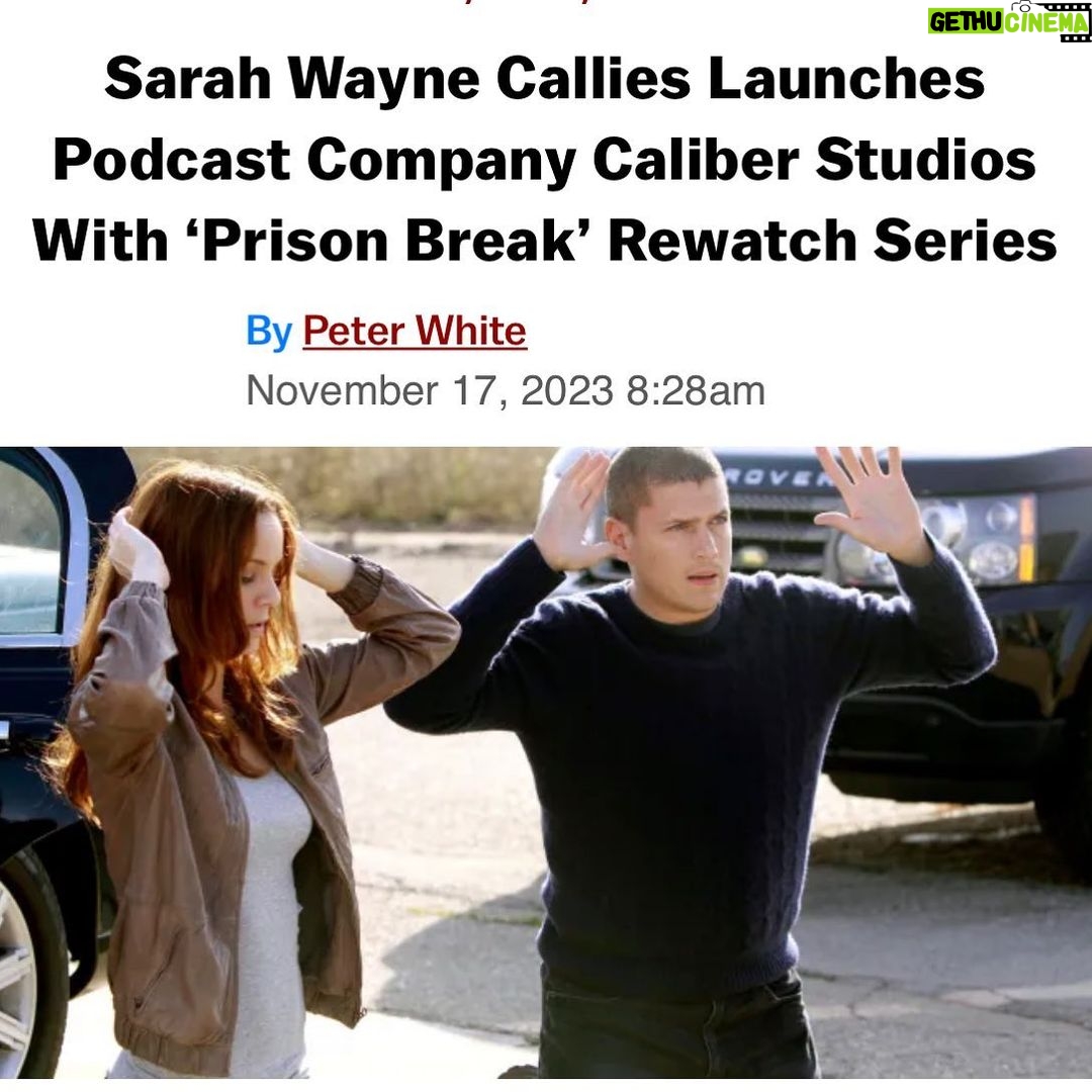 Sarah Wayne Callies - 52.7K Likes - this. is. happening. @prisonbreakpodcast @pauladelstein = is the best ❤️
.
#prisonbreak #prisonbreakpodcast #saratancredi #paulkellerman