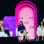 Sarah Wayne Callies Instagram - get yourself friends who are smarter than you are & every conversation is thrilling 💫 the Airbel Innovation Lab team at @rescueorg + me & sister ambassador @morenabaccarin at @websummit 💫 discussing #edtech #refugees & the climate crises. solutions are coming. we can do this.