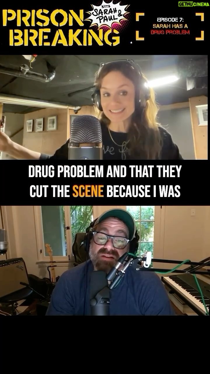 Sarah Wayne Callies Instagram - the one where they cut the scene because they thought i was on drugs 😳 . link in bio @prisonbreakpodcast @pauladelstein @caliberstudio1 #prisonbreak