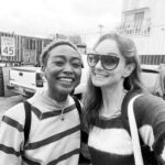 Sarah Wayne Callies Instagram - i love her so much i will post the worst pix of me ever (filtered 😂) just cuz i wanna love on her. : @tatigabrielle came on to help me break story & envision the #aftershockpodcast season this year. her light & brilliance brought complexity, nuance & spirit to this season. she gave me the courage to take bigger swings than i ever would have. plus her voice work is 💯 . love you, tati. will be silly and subversive with you any time 💥 . ep 7 out today 😘