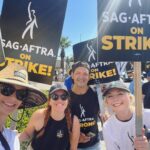 Sarah Wayne Callies Instagram - old & new friends on the line. #sagaftrastrong @sagaftra