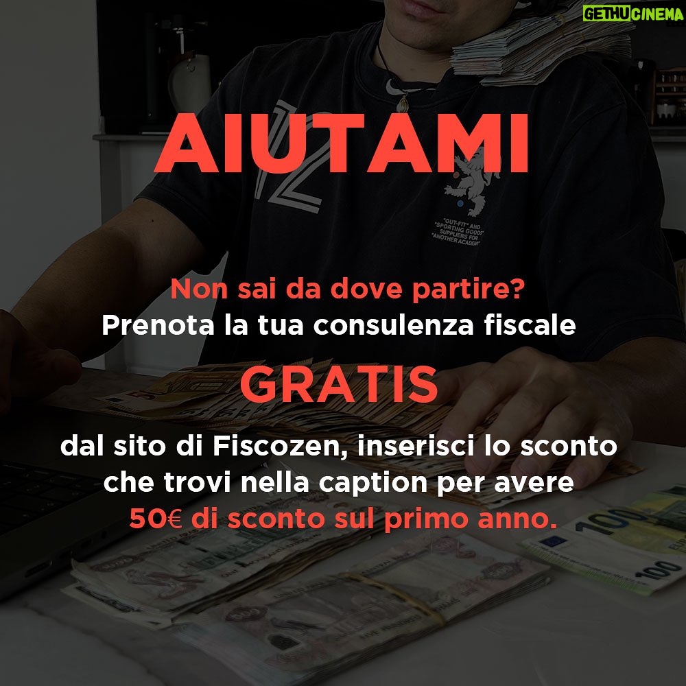 Sascha Burci Instagram - Che tu voglia diventare uno youtuber, influencer o crearti un tuo business online da libero professionista come me, oltre a crearti una tua realtà direzionata verso i tuoi sogni è anche importante sapersi gestire al meglio durante tutto il percorso. Avere un servizio di gestione della tua Partita IVA online è qualcosa di essenziale per non incorrere in gravi errori! Con Fiscozen avrai il tuo commercialista dedicato, fatturazione elettronica semplicissima, calcolo delle tasse in tempo reale e la dichiarazione dei redditi. Tutto incluso nel loro abbonamento! Ricorda che affidarsi a “tuoccugino” commercialista non sempre è la strada migliore. # AD Semplifica tutto con Fiscozen, prenota la tua consulenza fiscale GRATIS e senza impegno dal sito fiscozen.it e inserisci il mio codice per avere 50€ di sconto sul primo anno: 💸ANIMA50