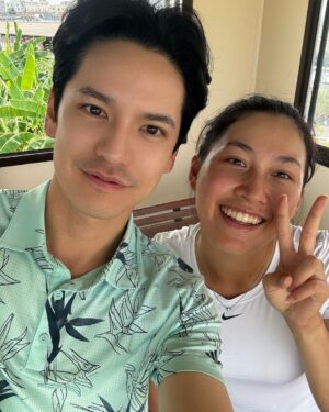 Sattaphong Phiangphor Instagram - พี่เต๋าน้องจีน วีคหน้าสู้ๆนะครับ✌🏻🏌🏻‍♀️