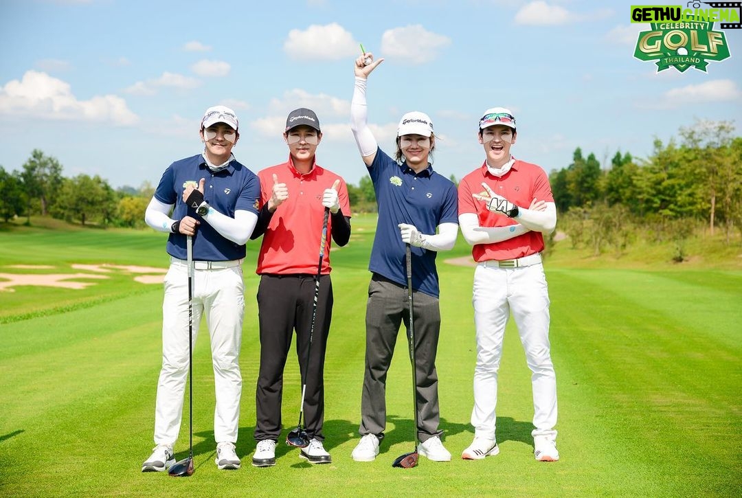 Sattaphong Phiangphor Instagram - จบไปแล้วครับกับงานกอล์ฟการกุศล Celebrity Golf Thailand ✨🇹🇭 เมื่อวานต้องบอกเลยว่าสนุกมาก ๆ ครับ และทีมสีแดงก็ได้คว้าแชมป์ไปครองด้วยยย 🔴🏆รู้สึกดีใจมาก ๆ ที่ได้มีส่วนร่วมกับงานครั้งนี้ ก่อนอื่นต้องขอขอบคุณโกบอยที่เป็นแม่งานในครั้งนี้นะครับ @koboykrush ขอบคุณเมาส์ @mousenatcha ที่เป็นคู่แข่งที่ดุเดือด สูสีมาก มาตัดสินกันหลุมสุดท้าย มันส์มาก✌🏻ขอบคุณสปอนเซอร์ทุกท่านที่สนับสนุนตลอดการแข่งขัน และยอดบริจาคจากงานครั้งนี้ที่ได้มอบให้กับสภากาชาดไทยทั้งหมด 700,000 บาทครับ 🙏🏻 #CelebrityGolfThailand