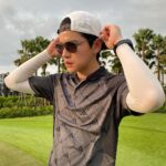 Sattaphong Phiangphor Instagram - วันนี้มาป้ายยาครับ แว่นตาที่ใส่ออกรอบแล้วสบายตามากๆมองเห็นลูกชัดมาก แล้วน้ำหนักเบาเข้ากับใบหน้าของเราได้อย่างดีเลย @eyelinkvision_thailand #DITA #DLITALancier #EYElinkvision Robinswood Golf Club