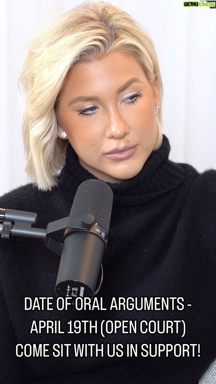 Savannah Chrisley Instagram - You don’t wanna miss PART 2 of @unlockedwithsavannah with our lawyer Alex Little! •••• The oral arguments on appeal will be OPEN TO THE PUBLIC! COME JOIN US IN SUPPORT APRIL 19TH ❤️ •••• Richard B. Russell Federal Building & United States Courthouse 75 Ted Turner Drive, SW Atlanta, GA 30303-3309